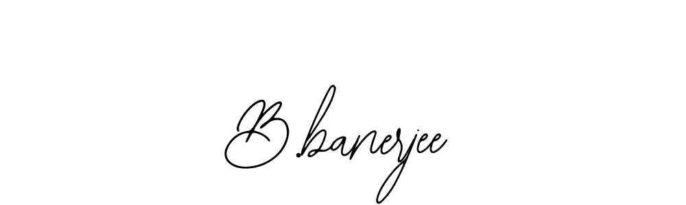 How to make B.banerjee signature? Bearetta-2O07w is a professional autograph style. Create handwritten signature for B.banerjee name. B.banerjee signature style 12 images and pictures png