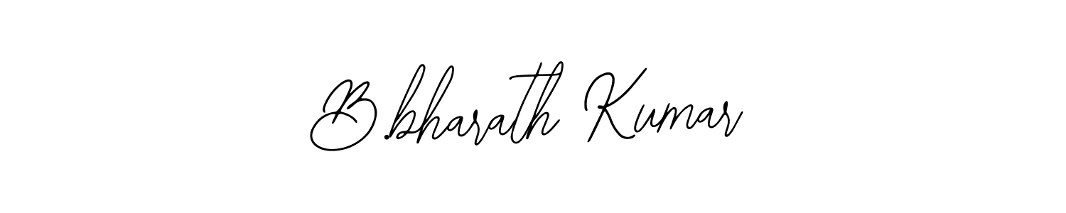 B.bharath Kumar stylish signature style. Best Handwritten Sign (Bearetta-2O07w) for my name. Handwritten Signature Collection Ideas for my name B.bharath Kumar. B.bharath Kumar signature style 12 images and pictures png