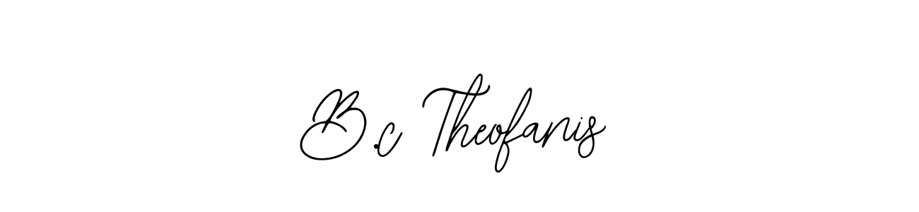 How to make B.c Theofanis signature? Bearetta-2O07w is a professional autograph style. Create handwritten signature for B.c Theofanis name. B.c Theofanis signature style 12 images and pictures png