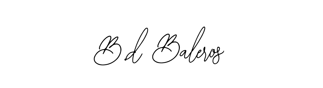 Also we have B.d Baleros name is the best signature style. Create professional handwritten signature collection using Bearetta-2O07w autograph style. B.d Baleros signature style 12 images and pictures png
