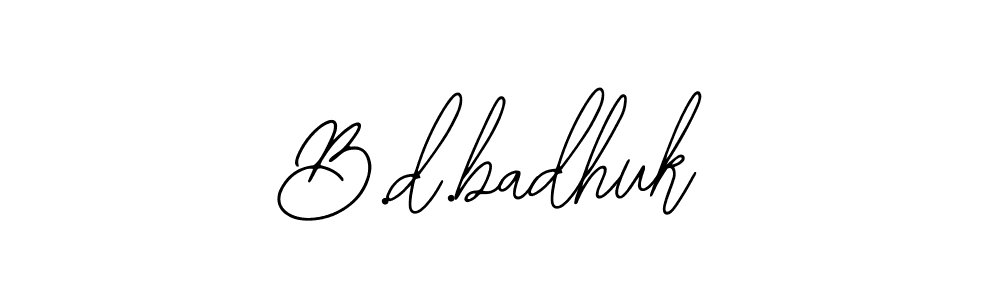 Once you've used our free online signature maker to create your best signature Bearetta-2O07w style, it's time to enjoy all of the benefits that B.d.badhuk name signing documents. B.d.badhuk signature style 12 images and pictures png