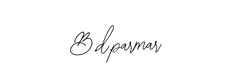 You should practise on your own different ways (Bearetta-2O07w) to write your name (B.d.parmar) in signature. don't let someone else do it for you. B.d.parmar signature style 12 images and pictures png