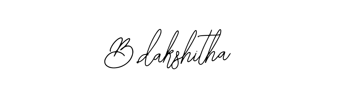 Make a beautiful signature design for name B.dakshitha. Use this online signature maker to create a handwritten signature for free. B.dakshitha signature style 12 images and pictures png