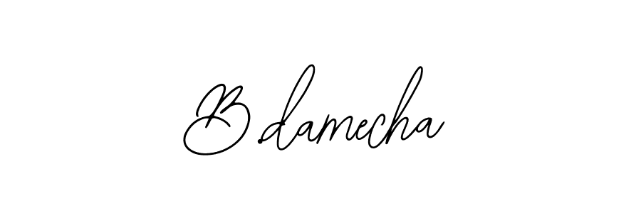 Similarly Bearetta-2O07w is the best handwritten signature design. Signature creator online .You can use it as an online autograph creator for name B.damecha. B.damecha signature style 12 images and pictures png