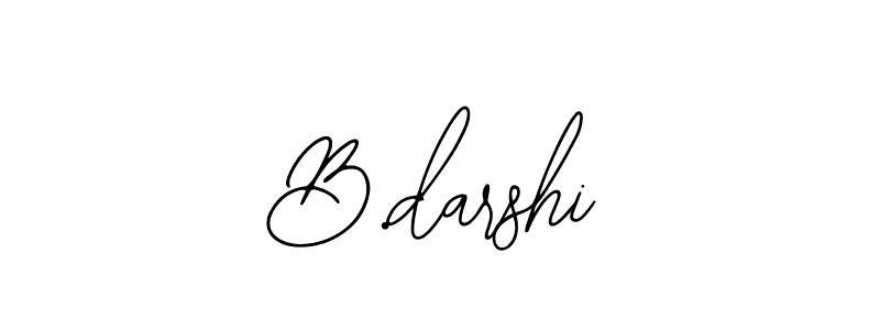 Also we have B.darshi name is the best signature style. Create professional handwritten signature collection using Bearetta-2O07w autograph style. B.darshi signature style 12 images and pictures png