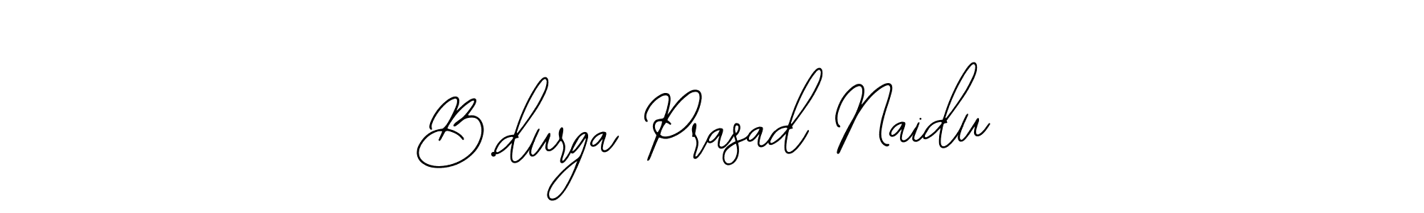 How to Draw B.durga Prasad Naidu signature style? Bearetta-2O07w is a latest design signature styles for name B.durga Prasad Naidu. B.durga Prasad Naidu signature style 12 images and pictures png