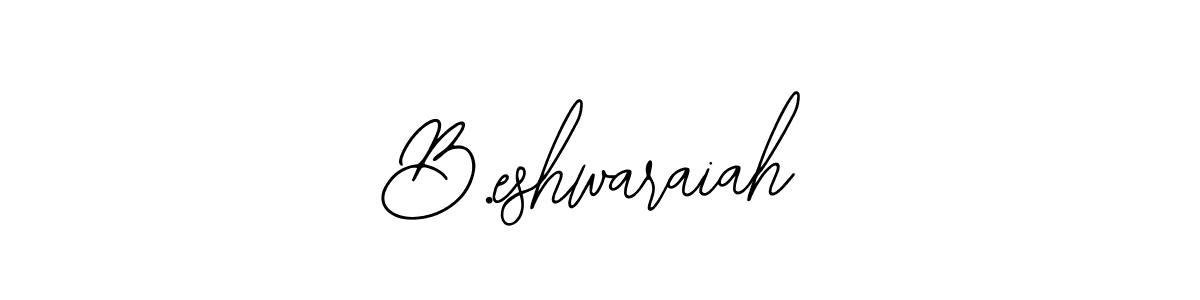 Similarly Bearetta-2O07w is the best handwritten signature design. Signature creator online .You can use it as an online autograph creator for name B.eshwaraiah. B.eshwaraiah signature style 12 images and pictures png