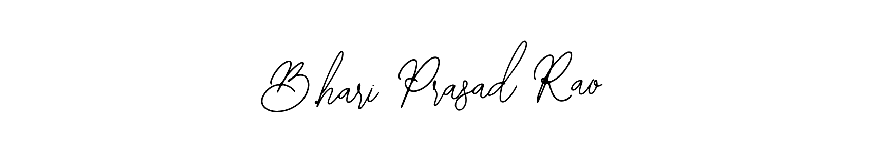 How to make B.hari Prasad Rao name signature. Use Bearetta-2O07w style for creating short signs online. This is the latest handwritten sign. B.hari Prasad Rao signature style 12 images and pictures png