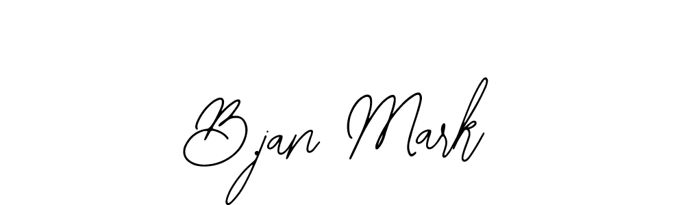 Best and Professional Signature Style for B.jan Mark. Bearetta-2O07w Best Signature Style Collection. B.jan Mark signature style 12 images and pictures png