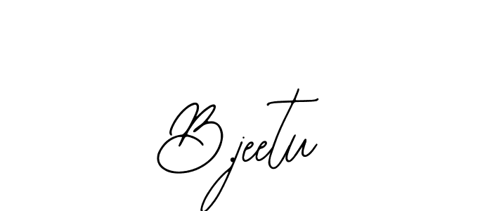 The best way (Bearetta-2O07w) to make a short signature is to pick only two or three words in your name. The name B.jeetu include a total of six letters. For converting this name. B.jeetu signature style 12 images and pictures png