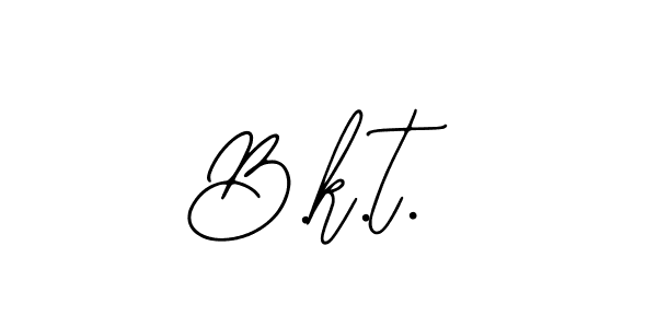 How to make B.k.t. signature? Bearetta-2O07w is a professional autograph style. Create handwritten signature for B.k.t. name. B.k.t. signature style 12 images and pictures png