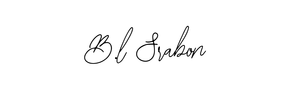 You should practise on your own different ways (Bearetta-2O07w) to write your name (B.l Srabon) in signature. don't let someone else do it for you. B.l Srabon signature style 12 images and pictures png