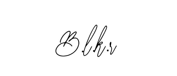 The best way (Bearetta-2O07w) to make a short signature is to pick only two or three words in your name. The name B.l.k.r include a total of six letters. For converting this name. B.l.k.r signature style 12 images and pictures png