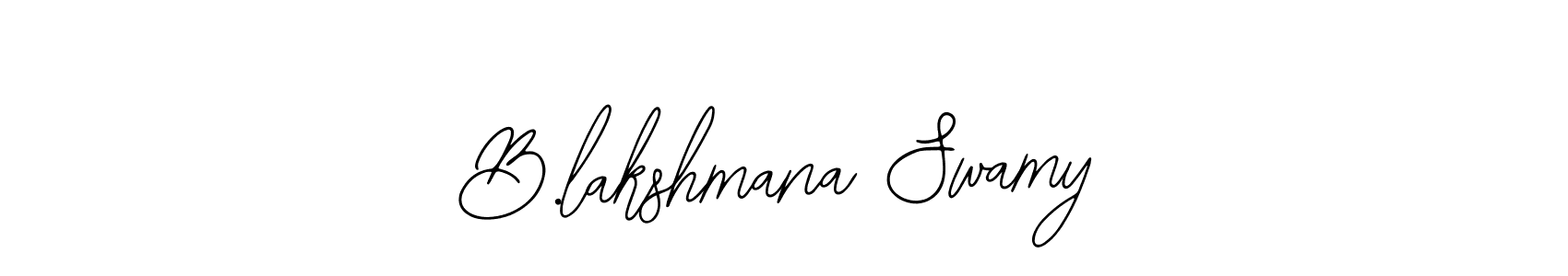 Make a beautiful signature design for name B.lakshmana Swamy. Use this online signature maker to create a handwritten signature for free. B.lakshmana Swamy signature style 12 images and pictures png