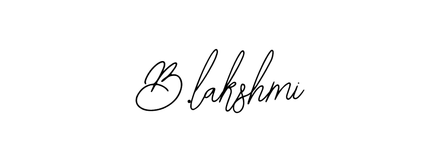 Also we have B.lakshmi name is the best signature style. Create professional handwritten signature collection using Bearetta-2O07w autograph style. B.lakshmi signature style 12 images and pictures png