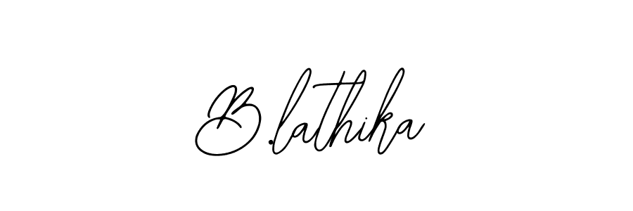 B.lathika stylish signature style. Best Handwritten Sign (Bearetta-2O07w) for my name. Handwritten Signature Collection Ideas for my name B.lathika. B.lathika signature style 12 images and pictures png
