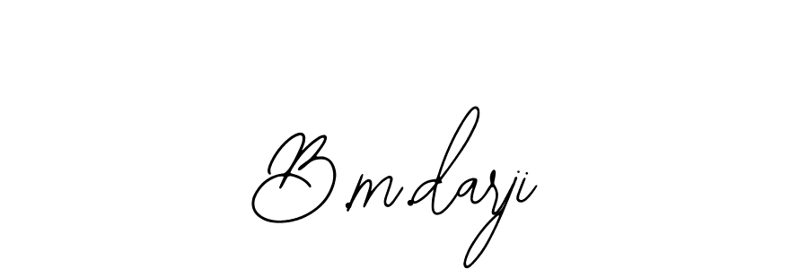 Make a beautiful signature design for name B.m.darji. Use this online signature maker to create a handwritten signature for free. B.m.darji signature style 12 images and pictures png