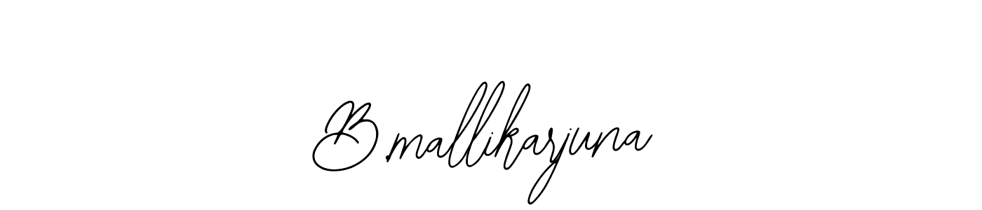 How to Draw B.mallikarjuna signature style? Bearetta-2O07w is a latest design signature styles for name B.mallikarjuna. B.mallikarjuna signature style 12 images and pictures png