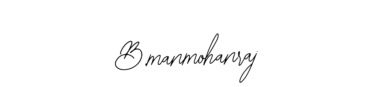 The best way (Bearetta-2O07w) to make a short signature is to pick only two or three words in your name. The name B.manmohanraj include a total of six letters. For converting this name. B.manmohanraj signature style 12 images and pictures png