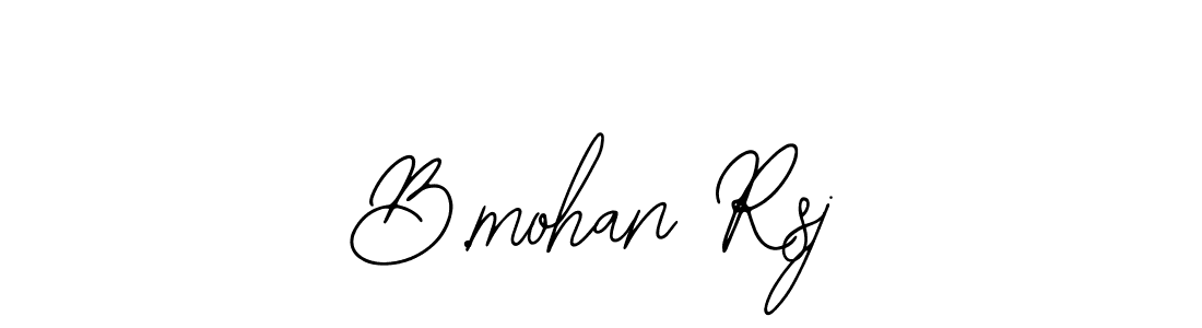 How to Draw B.mohan Rsj signature style? Bearetta-2O07w is a latest design signature styles for name B.mohan Rsj. B.mohan Rsj signature style 12 images and pictures png