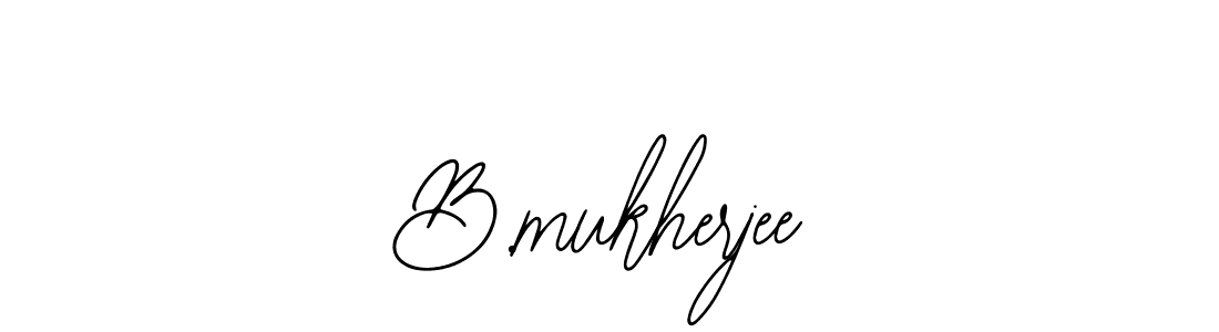 Design your own signature with our free online signature maker. With this signature software, you can create a handwritten (Bearetta-2O07w) signature for name B.mukherjee. B.mukherjee signature style 12 images and pictures png