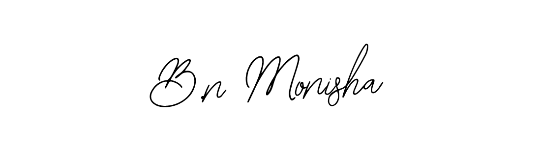Make a beautiful signature design for name B.n Monisha. Use this online signature maker to create a handwritten signature for free. B.n Monisha signature style 12 images and pictures png