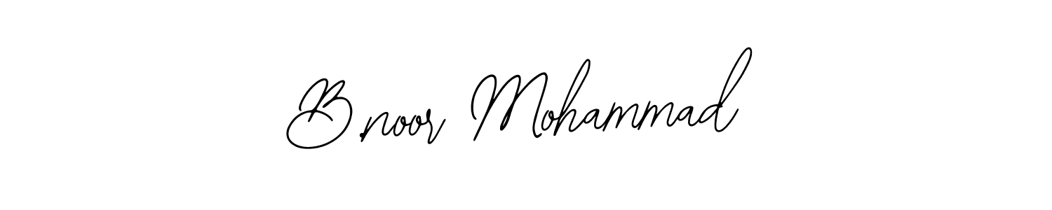 How to make B.noor Mohammad signature? Bearetta-2O07w is a professional autograph style. Create handwritten signature for B.noor Mohammad name. B.noor Mohammad signature style 12 images and pictures png