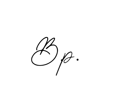 Create a beautiful signature design for name B.p.. With this signature (Bearetta-2O07w) fonts, you can make a handwritten signature for free. B.p. signature style 12 images and pictures png