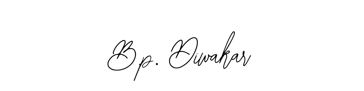 Make a beautiful signature design for name B.p. Diwakar. With this signature (Bearetta-2O07w) style, you can create a handwritten signature for free. B.p. Diwakar signature style 12 images and pictures png