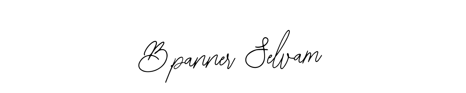 How to make B.panner Selvam signature? Bearetta-2O07w is a professional autograph style. Create handwritten signature for B.panner Selvam name. B.panner Selvam signature style 12 images and pictures png