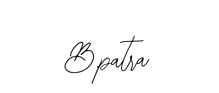 Bearetta-2O07w is a professional signature style that is perfect for those who want to add a touch of class to their signature. It is also a great choice for those who want to make their signature more unique. Get B.patra name to fancy signature for free. B.patra signature style 12 images and pictures png