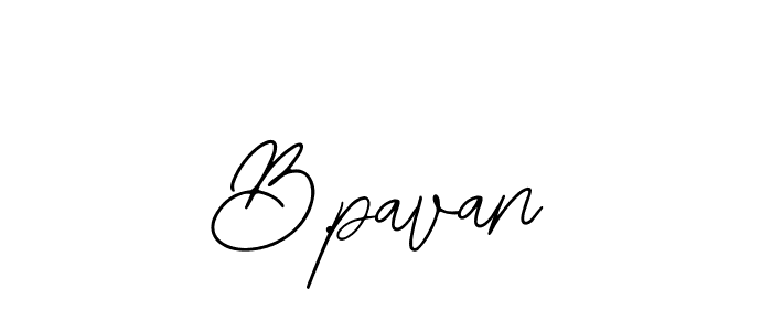 B.pavan stylish signature style. Best Handwritten Sign (Bearetta-2O07w) for my name. Handwritten Signature Collection Ideas for my name B.pavan. B.pavan signature style 12 images and pictures png