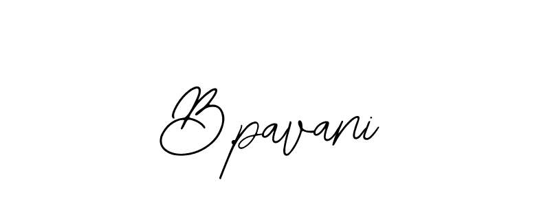 The best way (Bearetta-2O07w) to make a short signature is to pick only two or three words in your name. The name B.pavani include a total of six letters. For converting this name. B.pavani signature style 12 images and pictures png