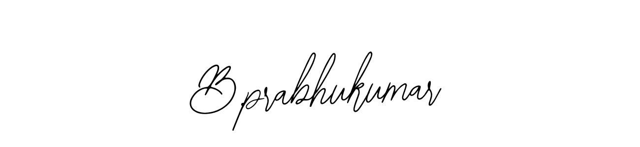 Use a signature maker to create a handwritten signature online. With this signature software, you can design (Bearetta-2O07w) your own signature for name B.prabhukumar. B.prabhukumar signature style 12 images and pictures png