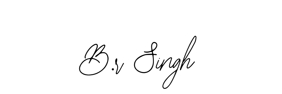 Make a beautiful signature design for name B.r Singh. Use this online signature maker to create a handwritten signature for free. B.r Singh signature style 12 images and pictures png