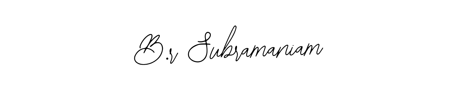 Here are the top 10 professional signature styles for the name B.r Subramaniam. These are the best autograph styles you can use for your name. B.r Subramaniam signature style 12 images and pictures png