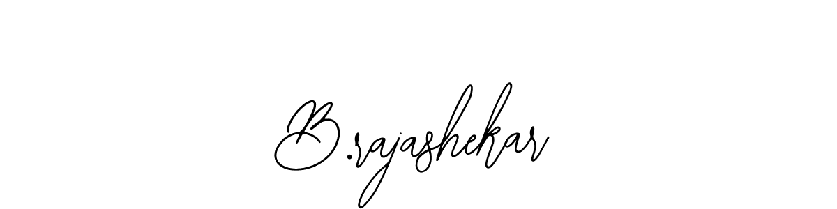 How to make B.rajashekar name signature. Use Bearetta-2O07w style for creating short signs online. This is the latest handwritten sign. B.rajashekar signature style 12 images and pictures png