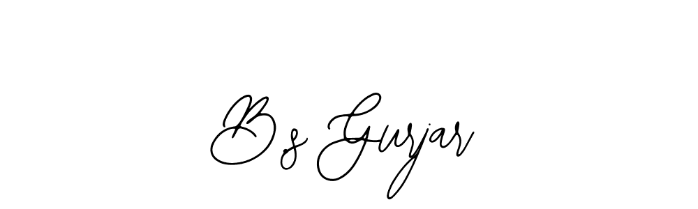 Create a beautiful signature design for name B.s Gurjar. With this signature (Bearetta-2O07w) fonts, you can make a handwritten signature for free. B.s Gurjar signature style 12 images and pictures png