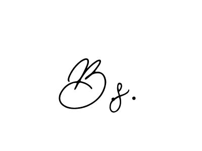 You should practise on your own different ways (Bearetta-2O07w) to write your name (B.s.) in signature. don't let someone else do it for you. B.s. signature style 12 images and pictures png