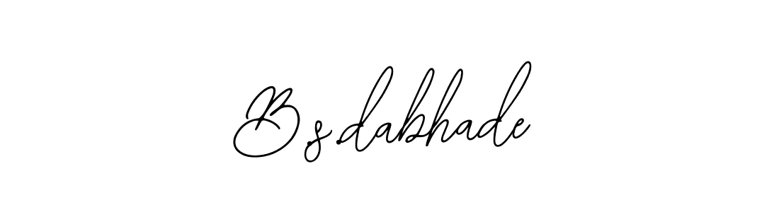 How to Draw B.s.dabhade signature style? Bearetta-2O07w is a latest design signature styles for name B.s.dabhade. B.s.dabhade signature style 12 images and pictures png