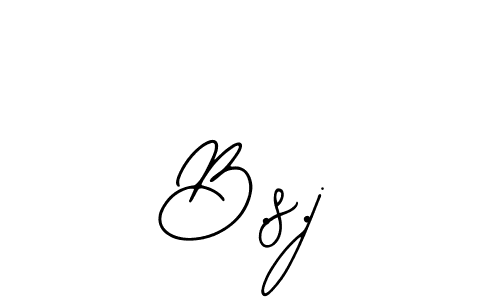 Design your own signature with our free online signature maker. With this signature software, you can create a handwritten (Bearetta-2O07w) signature for name B.s.j. B.s.j signature style 12 images and pictures png