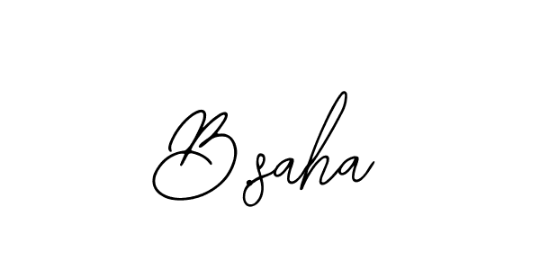 It looks lik you need a new signature style for name B.saha. Design unique handwritten (Bearetta-2O07w) signature with our free signature maker in just a few clicks. B.saha signature style 12 images and pictures png