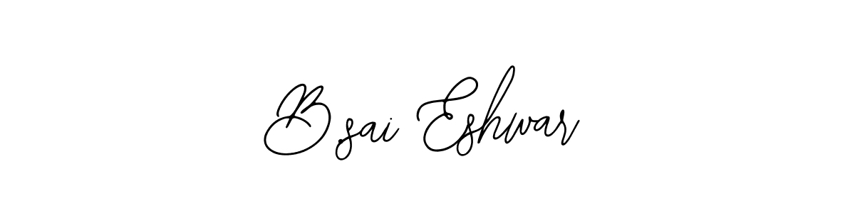 Also we have B.sai Eshwar name is the best signature style. Create professional handwritten signature collection using Bearetta-2O07w autograph style. B.sai Eshwar signature style 12 images and pictures png