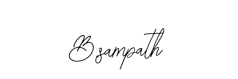 Make a short B.sampath signature style. Manage your documents anywhere anytime using Bearetta-2O07w. Create and add eSignatures, submit forms, share and send files easily. B.sampath signature style 12 images and pictures png