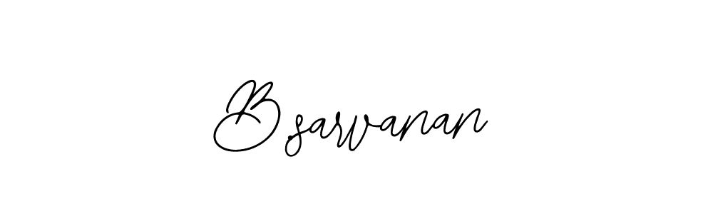 Create a beautiful signature design for name B.sarvanan. With this signature (Bearetta-2O07w) fonts, you can make a handwritten signature for free. B.sarvanan signature style 12 images and pictures png