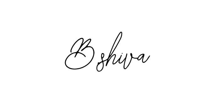 Design your own signature with our free online signature maker. With this signature software, you can create a handwritten (Bearetta-2O07w) signature for name B.shiva. B.shiva signature style 12 images and pictures png