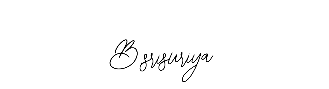 Create a beautiful signature design for name B.srisuriya. With this signature (Bearetta-2O07w) fonts, you can make a handwritten signature for free. B.srisuriya signature style 12 images and pictures png