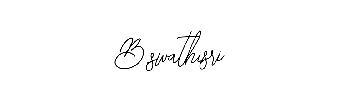 Use a signature maker to create a handwritten signature online. With this signature software, you can design (Bearetta-2O07w) your own signature for name B.swathisri. B.swathisri signature style 12 images and pictures png