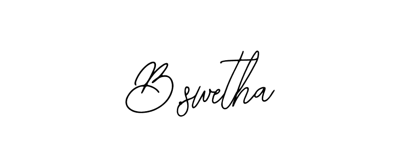 Also You can easily find your signature by using the search form. We will create B.swetha name handwritten signature images for you free of cost using Bearetta-2O07w sign style. B.swetha signature style 12 images and pictures png
