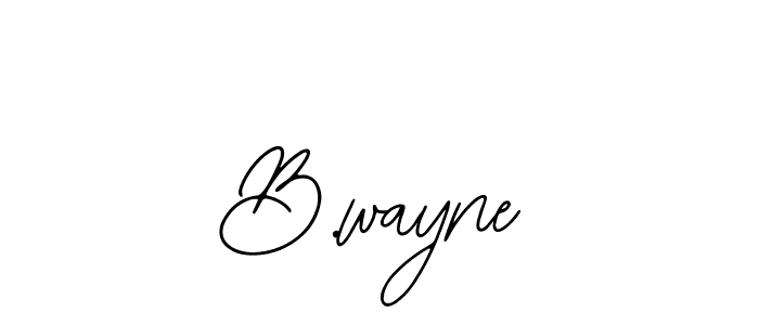 The best way (Bearetta-2O07w) to make a short signature is to pick only two or three words in your name. The name B.wayne include a total of six letters. For converting this name. B.wayne signature style 12 images and pictures png